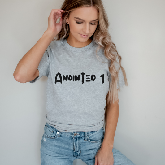 Anointed 1 Unisex T-Shirt - Heather Gray