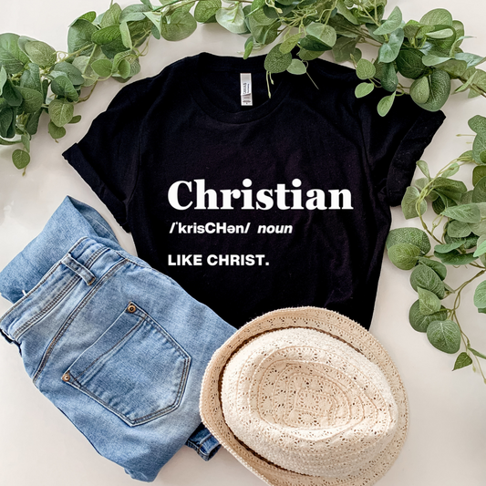 Christian Unisex T-shirt - Black